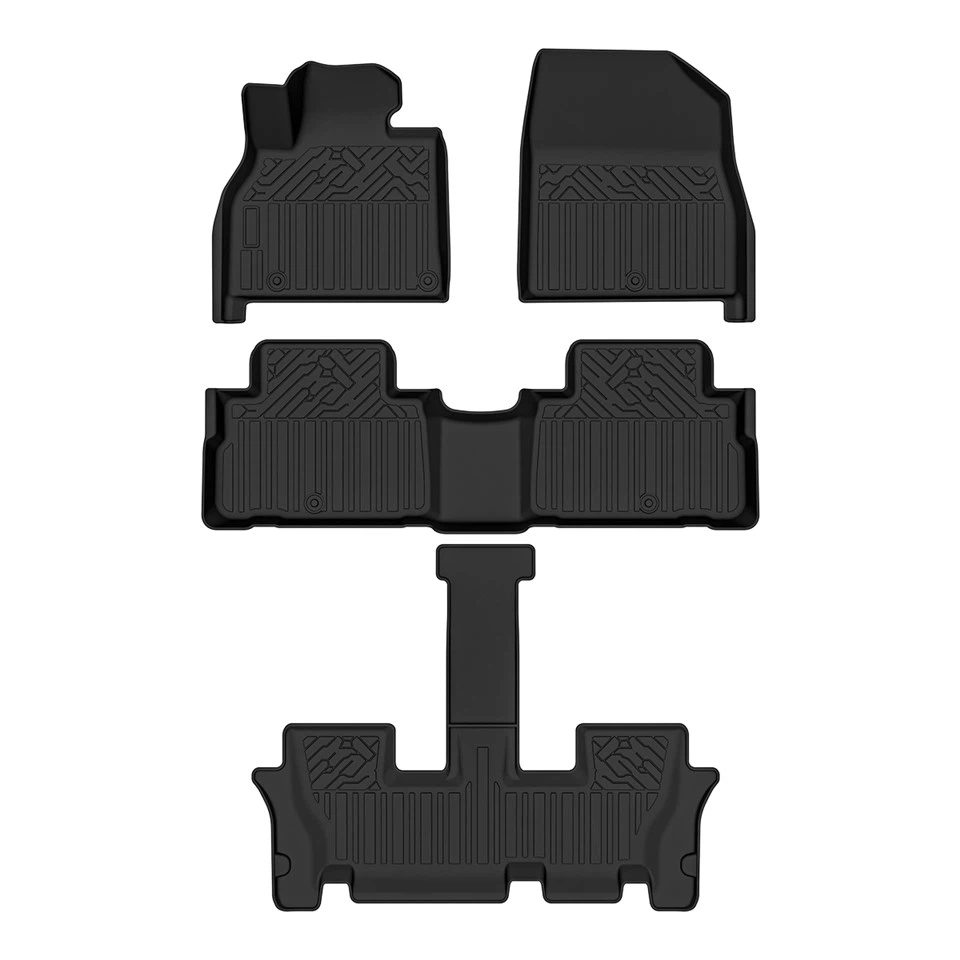 Cairpéad mataí urláir ghluaisteáin 3D TPE